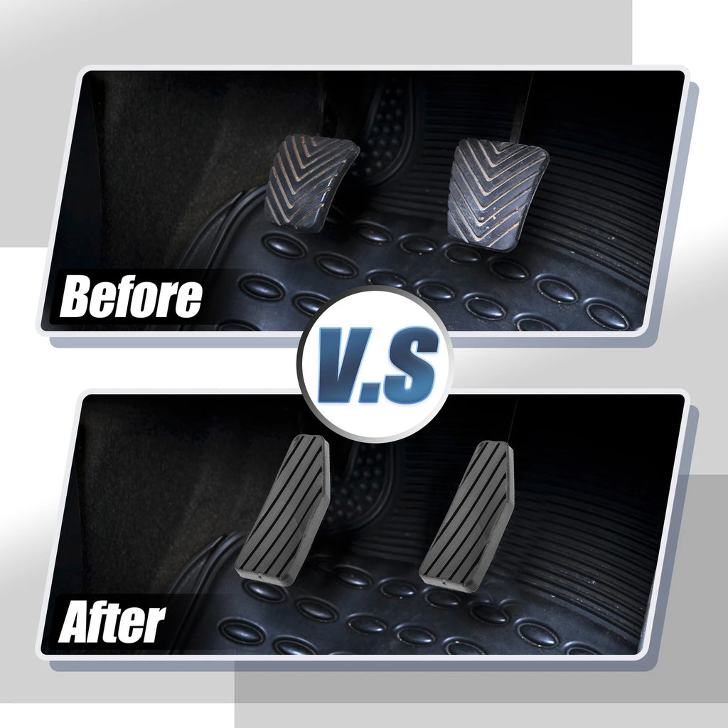 2X Gas Pedal Covers for Suzuki Aerio (2002–2007) Black