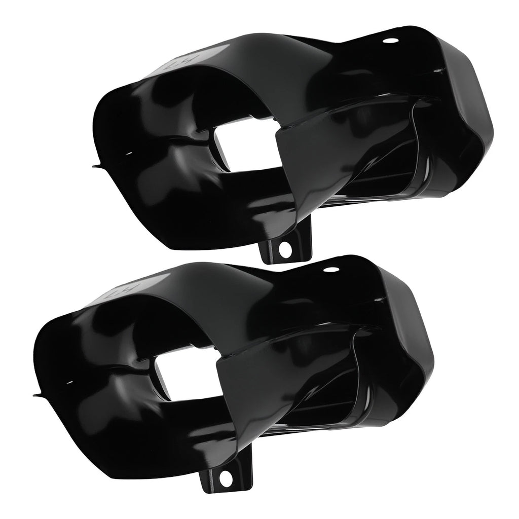 2X Exhaust Bezels for GMC Sierra 1500, Chevy Silverado 1500 (2019–2024)