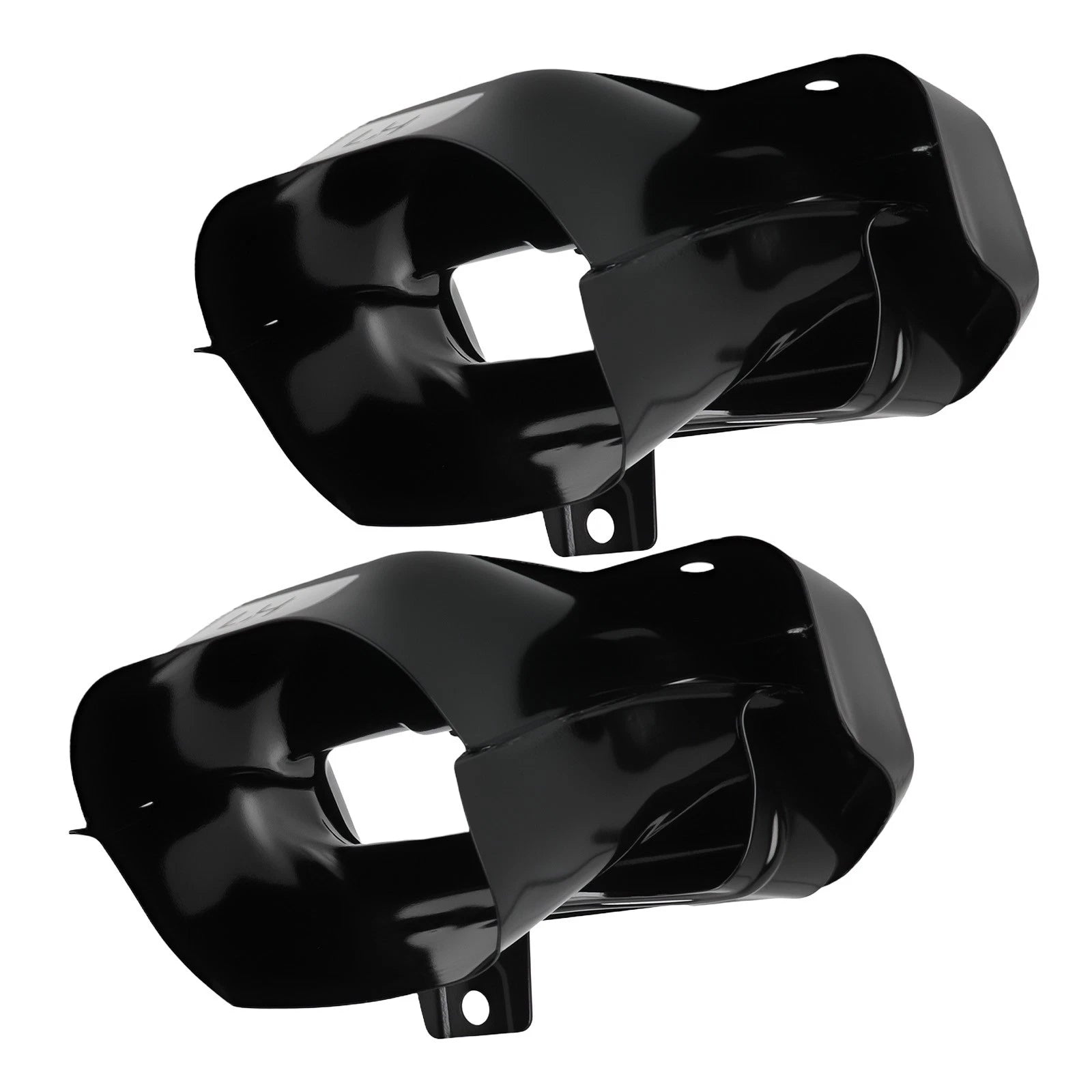 2X Exhaust Bezels for GMC Sierra 1500, Chevy Silverado 1500 (2019–2024)