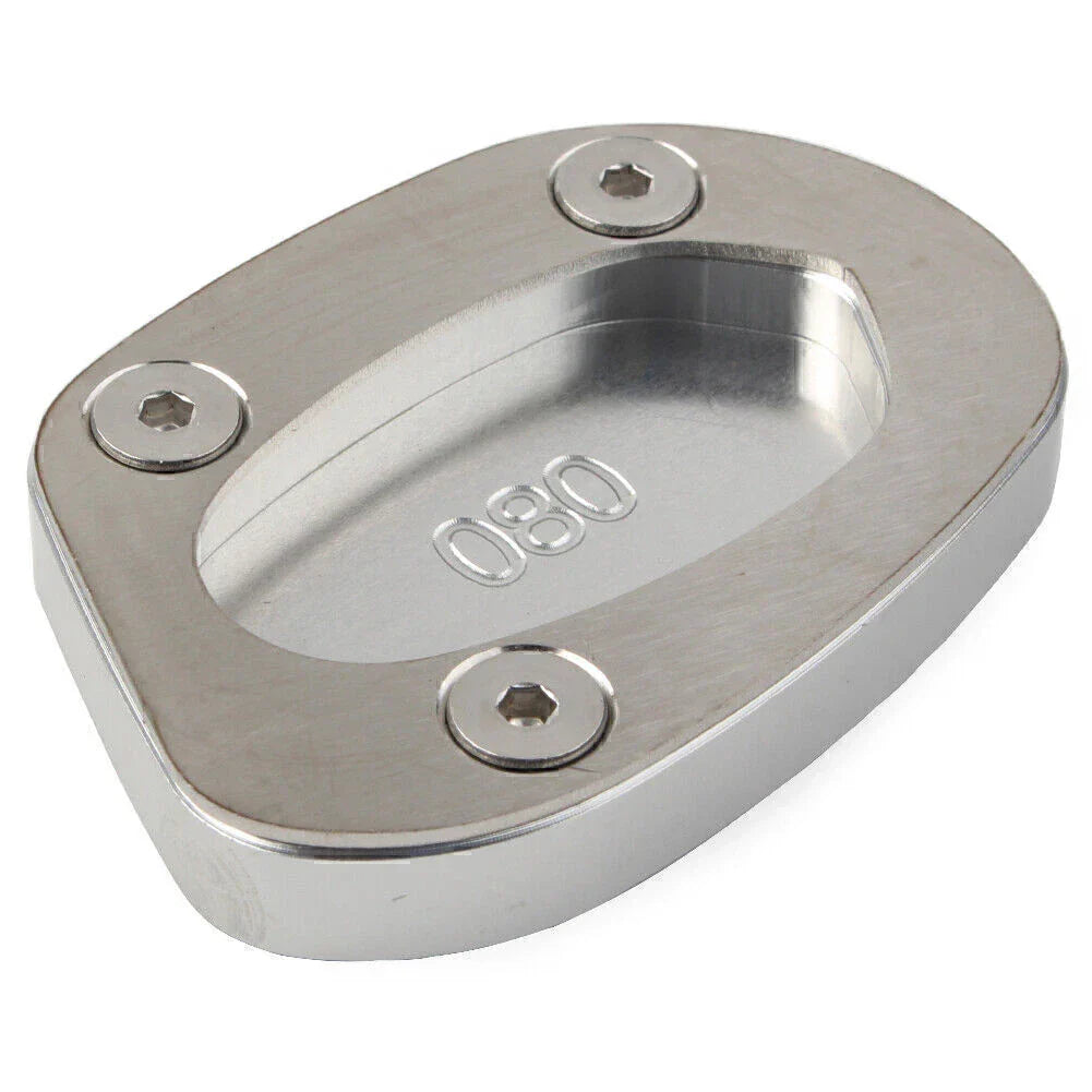 Kickstand Side Stand Enlarger Plate for Speed Twin 1200 (2019-2021) Silver