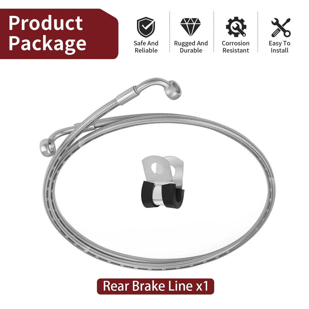 Rear Brake Line for Polaris Scrambler 850 (2013–2025) 1911678 1914132