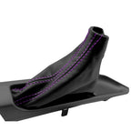 E Brake Boot for Lexus GX470 (2003–2009) Purple Stitch Leather Synthetic