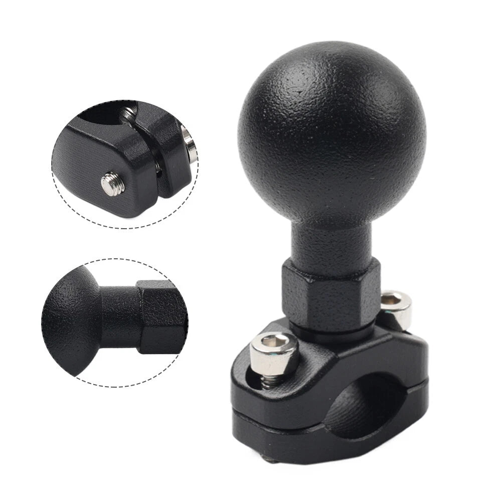 Universal Motorcycle GPS Phone Holder Bracket Clamp Stand Steel