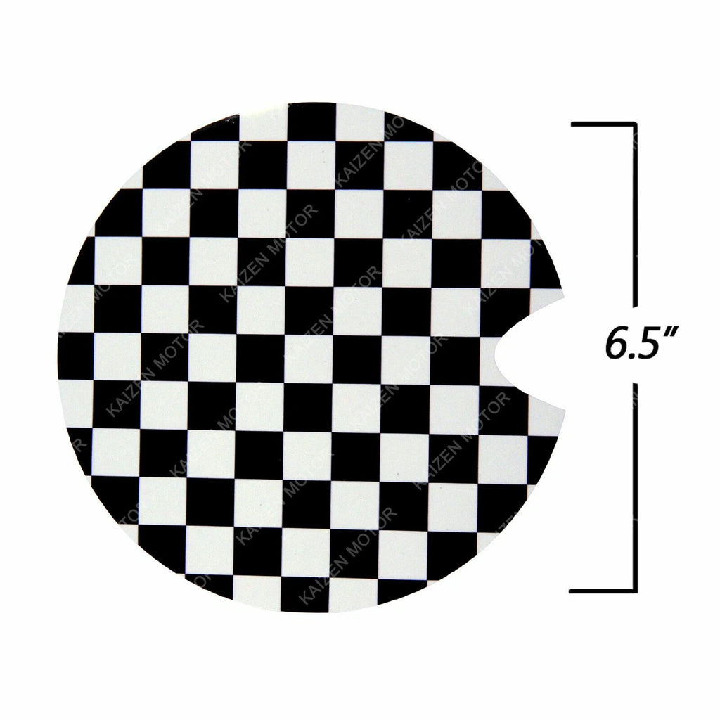 Checkered Gas Cap Cover for Mini Cooper (2014-2019)