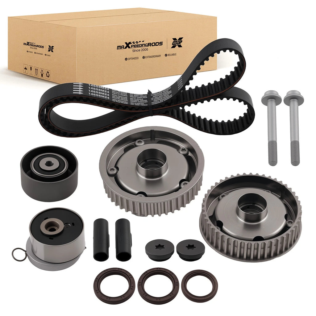 Timing Belt Kit VVT Sprocket Set for Chevrolet Sonic/Cruze 1.8L (2012–2019) K015603XS