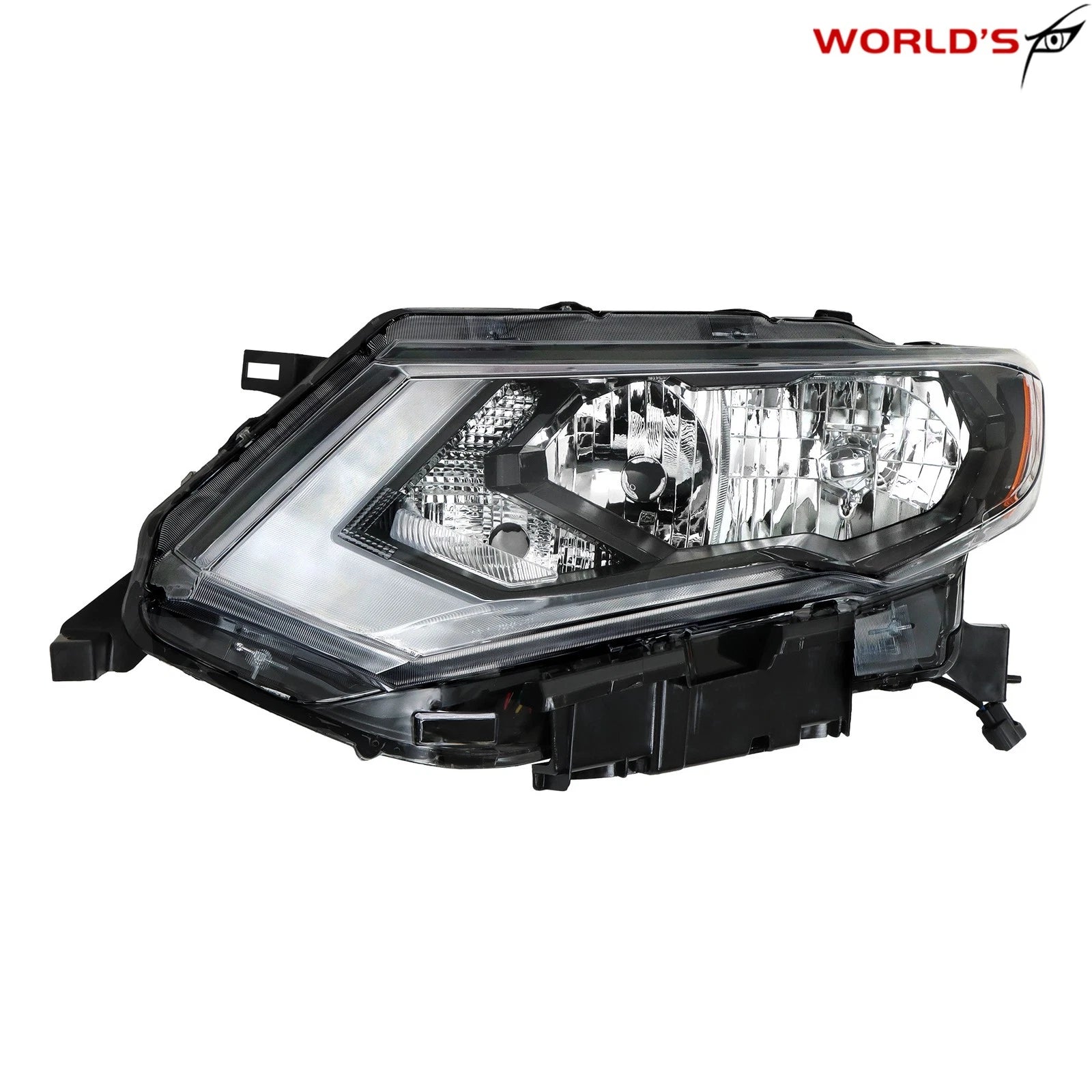 Halogen Headlight Assembly for Nissan Rogue (2017–2019) Driver Side