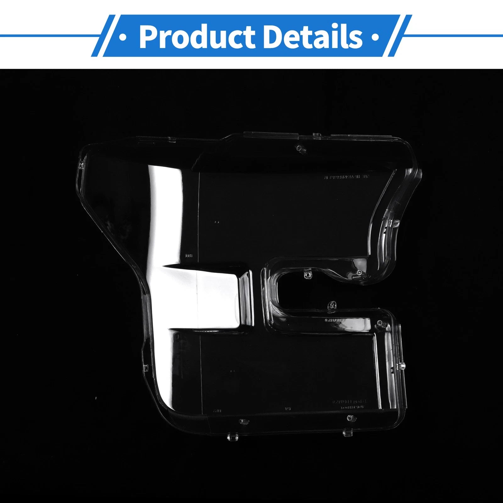 Headlight Lens Cover for Ford F-150 (2015–2017) PC Clear