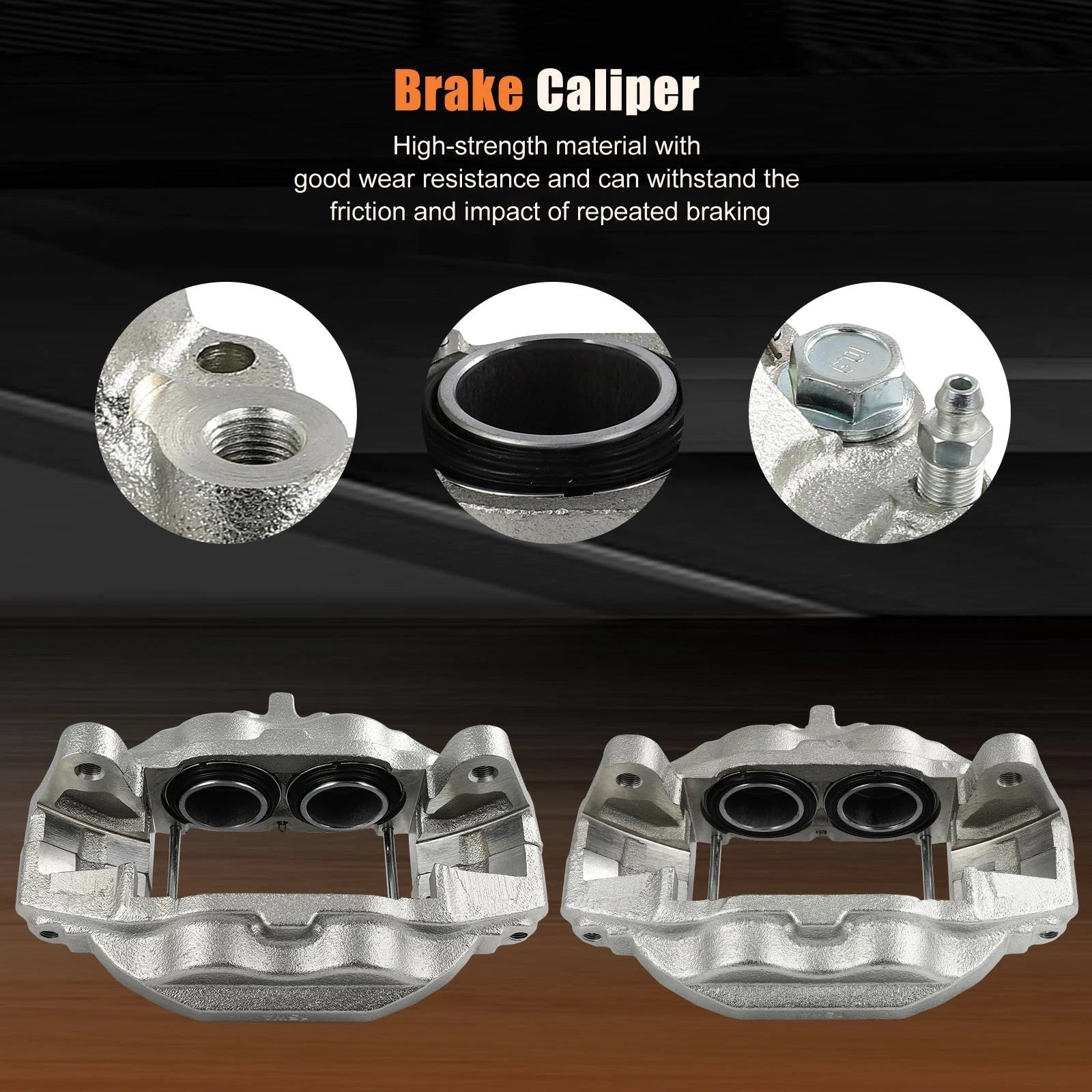 Front Pair Brake Calipers for Lexus LX570 Toyota Land Cruiser (2008–2015)