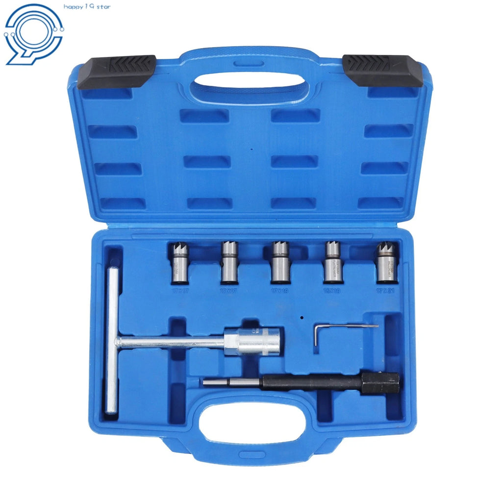 7pcs Diesel Injector Seat Cutter Tool for Universal Applications
