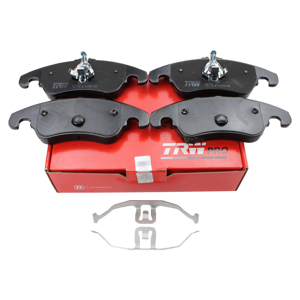 Set of 4 TRW Pro Low-Metallic Brake Pads for Audi A4 A5 A6 Q5 S4 S5 (2008–2020)