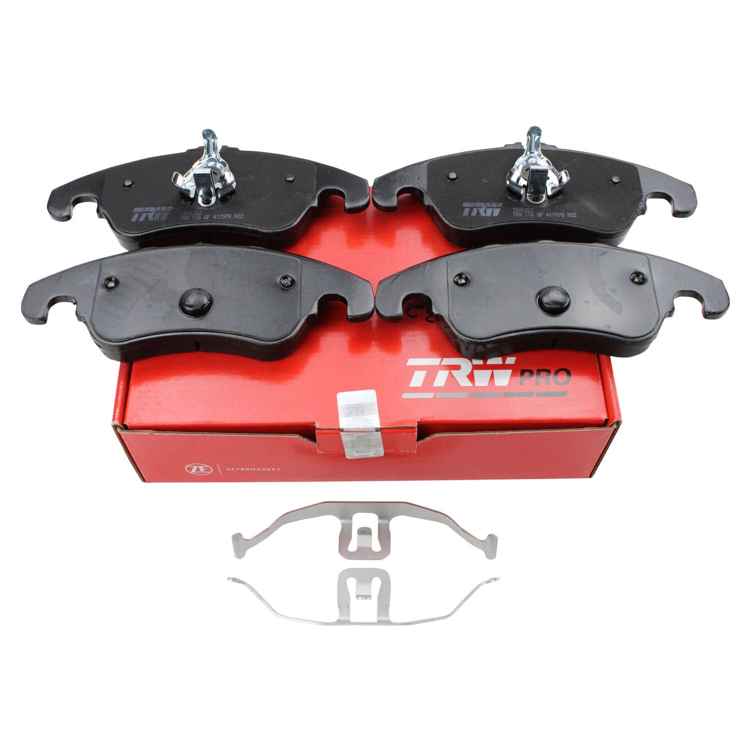 Set of 4 TRW Pro Low-Metallic Brake Pads for Audi A4 A5 A6 Q5 S4 S5 (2008–2020)