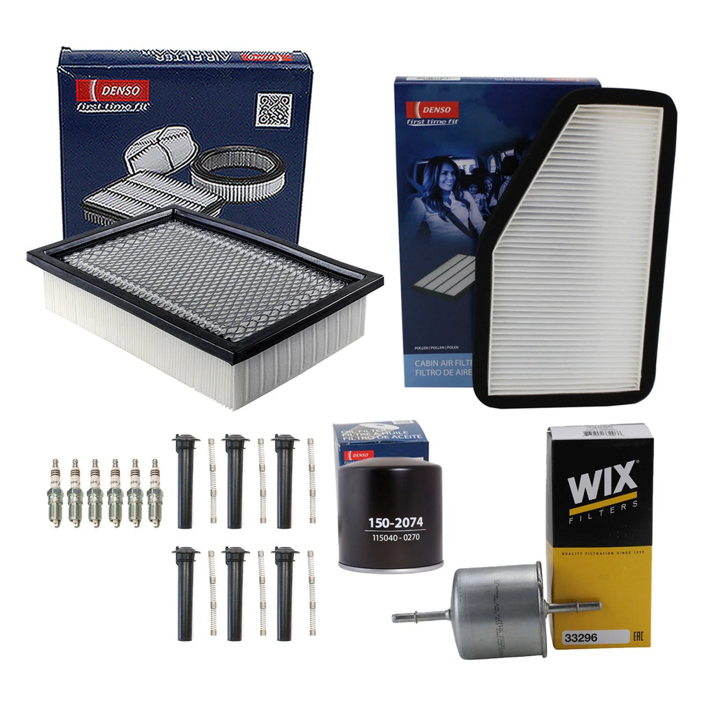 Tune Up Kit with 6 NGK Spark Plugs & Boots for Mazda Tribute (2001–2008)
