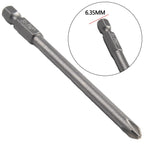 1/4 Inch Magnetic Hex Screwdriver Bit for (100mm Long)