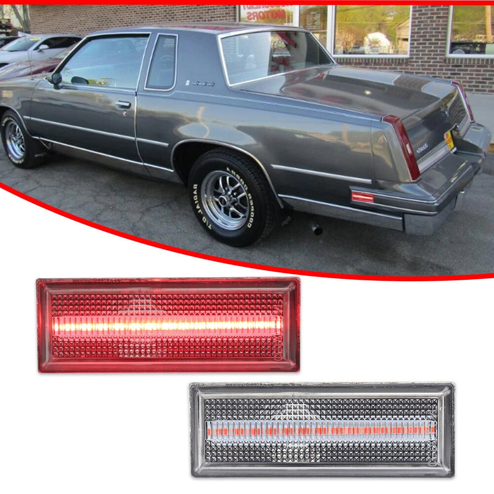 Red LED Side Marker Lights for Cutlass (1981–1988)