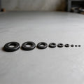 Insulating Flat Washers Set of 1200 Black Nylon for Home Industrial Use