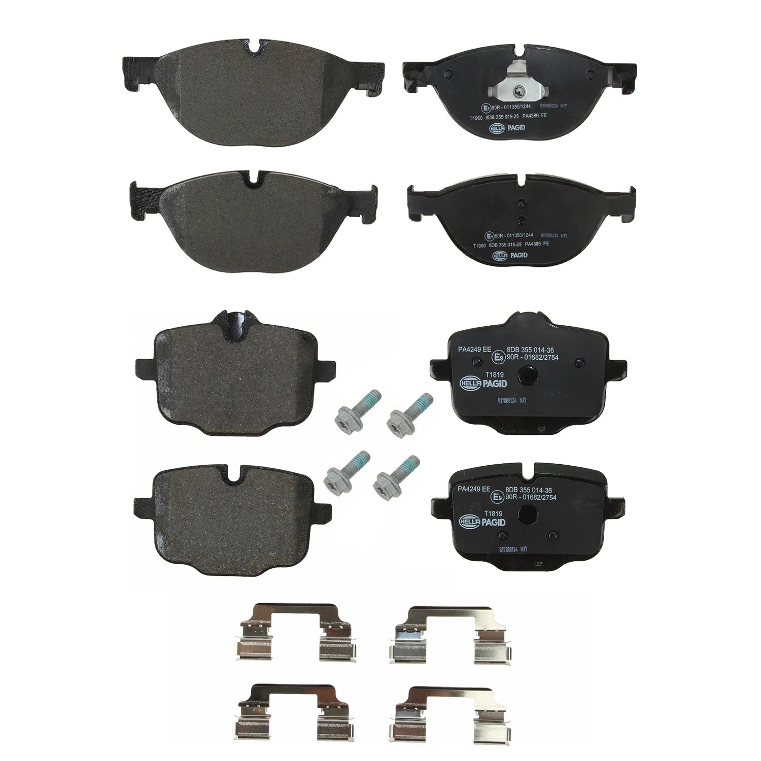 Disc Brake Pads Kit for BMW F10 550i, F12 F13 650i (2011–2017)