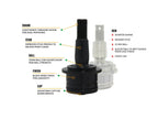 Set of 2 SuperATV Heavy Duty Ball Joints for Honda Talon (2019–2023)