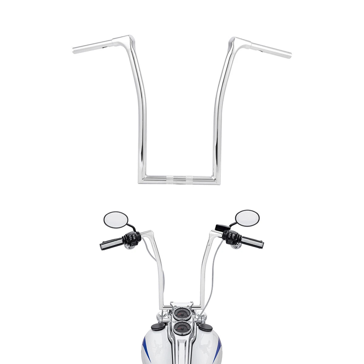 19" Ape Hanger Handlebar for Harley Fat Boy Breakout (2018–2024)