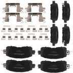 Set of 4 Ceramic Brake Pads for Nissan Altima (2013–2023) P-1650 P-905 D905