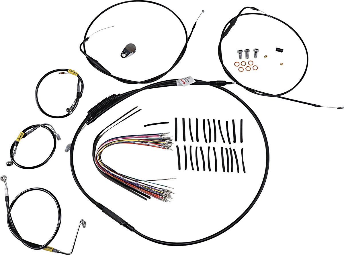 Control Kit for Early Touring Bikes with Bagger Bar Handlebars (13")