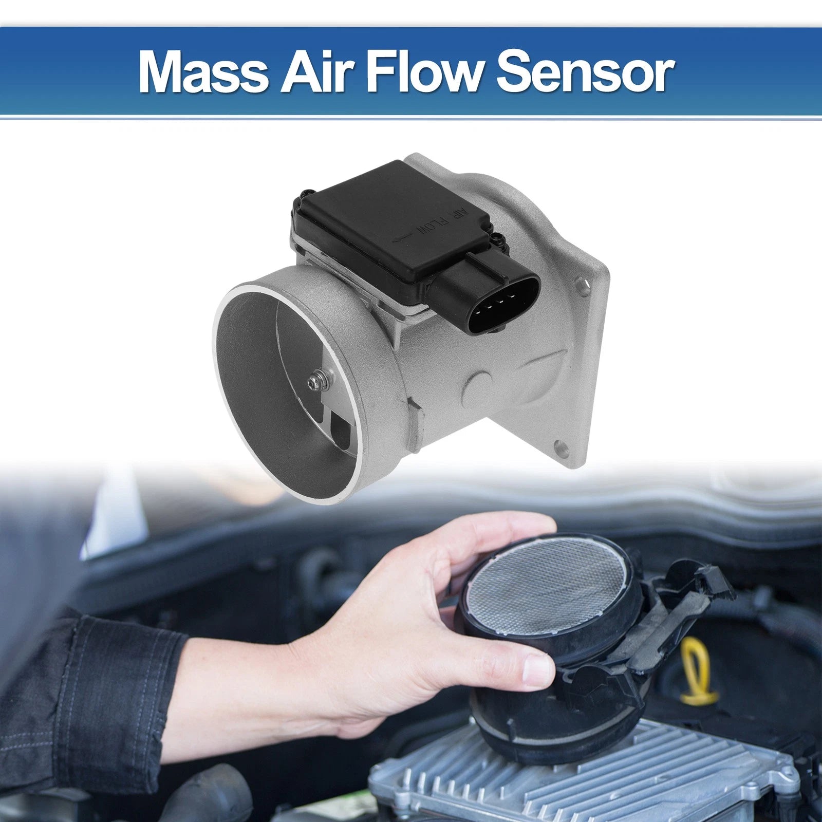 Mass Air Flow Sensor Assembly No.F2VF12B579A1A for Ford Transit Custom (2013–2023)