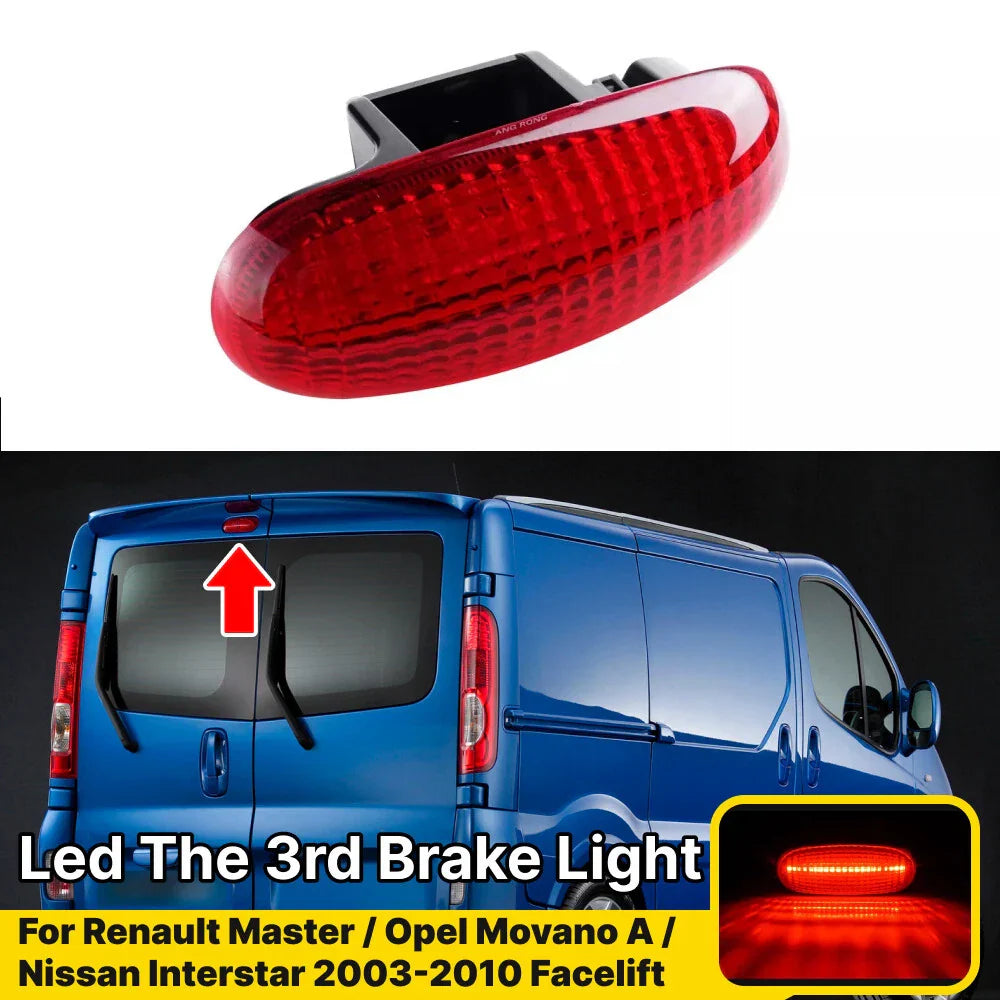 Red Led Third Brake Light for Renault Master (2003-2010)