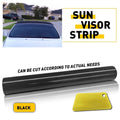 Windshield Banner Vinyl Decal for Universal Fit (10"x60")