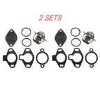 2 Pack Thermostat Kit for Mercruiser 350 454 502 MAG ALPHA BRAVO (807252T4)