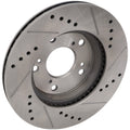Set of 2 Front & Rear Brake Disc Rotors for Acura ILX Honda Civic