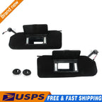 Sun Visors for Corvette C5 (1997–2004) - Lighted Vanity Mirrors, Trim Bezel