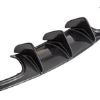 Carbon Fiber Shark Fin Bumper Diffuser for Mercedes Benz W204 C63 AMG (2008–2011)
