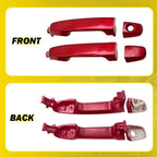 Front Door Handle Set for 2012-2017 Toyota Camry (Red)