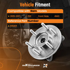 Front Wheel Bearing Hub Assembly for 2015–2017 Ford F-150 (6 Lug, w/ ABS)