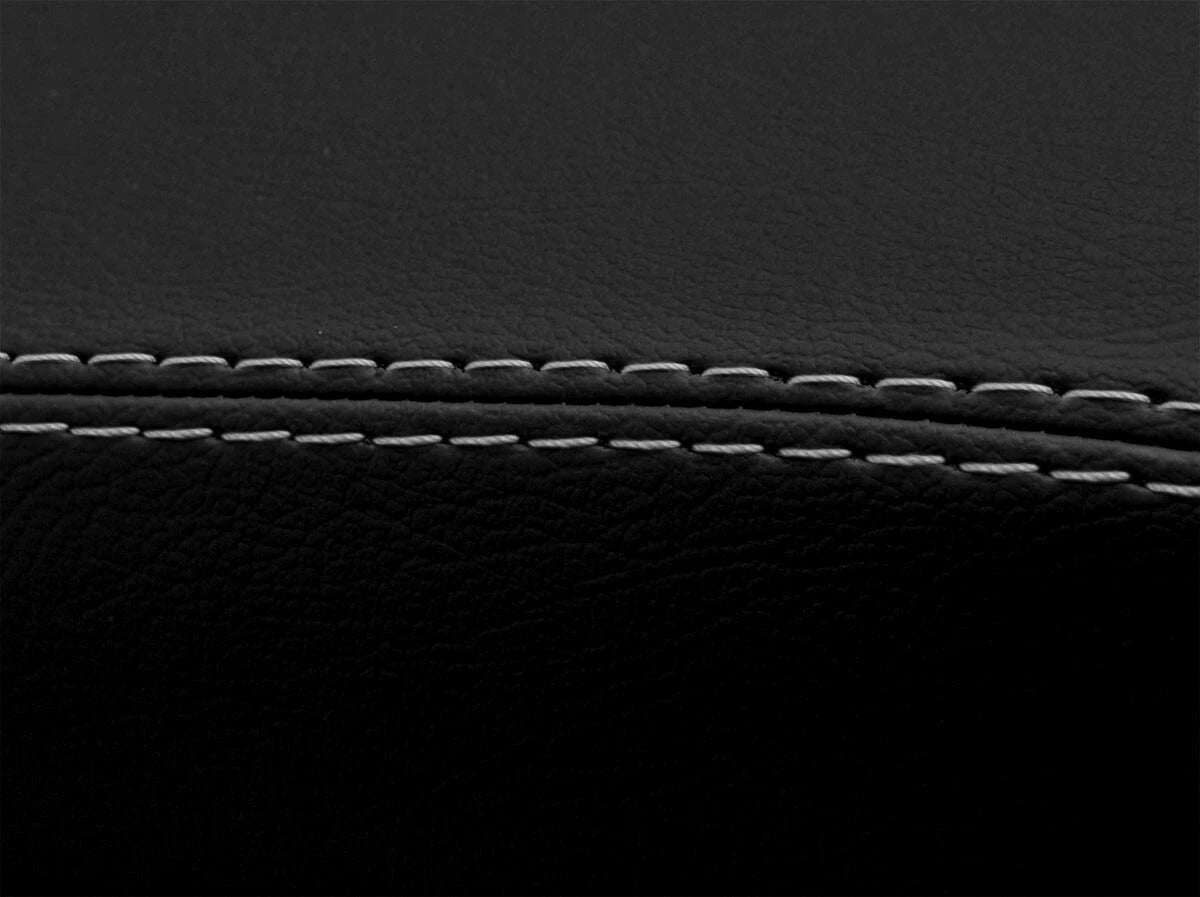 Leather Console Lid Armrest Cover for Toyota Camry (1997–2001) Gray Stitch
