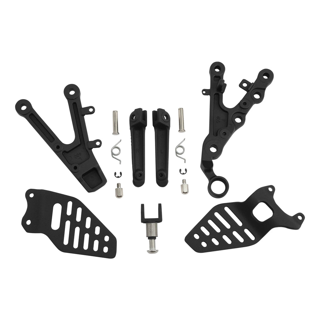 Front Rider Footpegs Footrest Bracket for Yamaha YZF R6 (2006–2016)