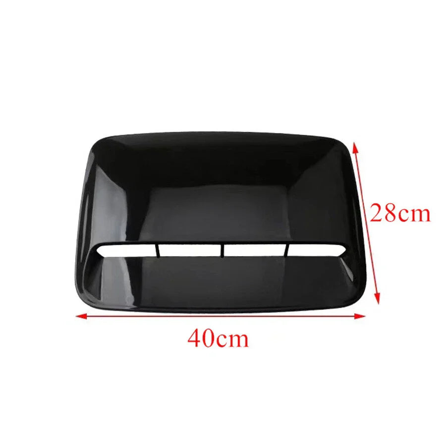 Glossy Black Air Flow Intake Hood Scoop Vent Cover for Car (No Year Specified)