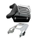 Chopped Trunk Backrest Pad Mount Rack for Harley Touring (2009–2013)