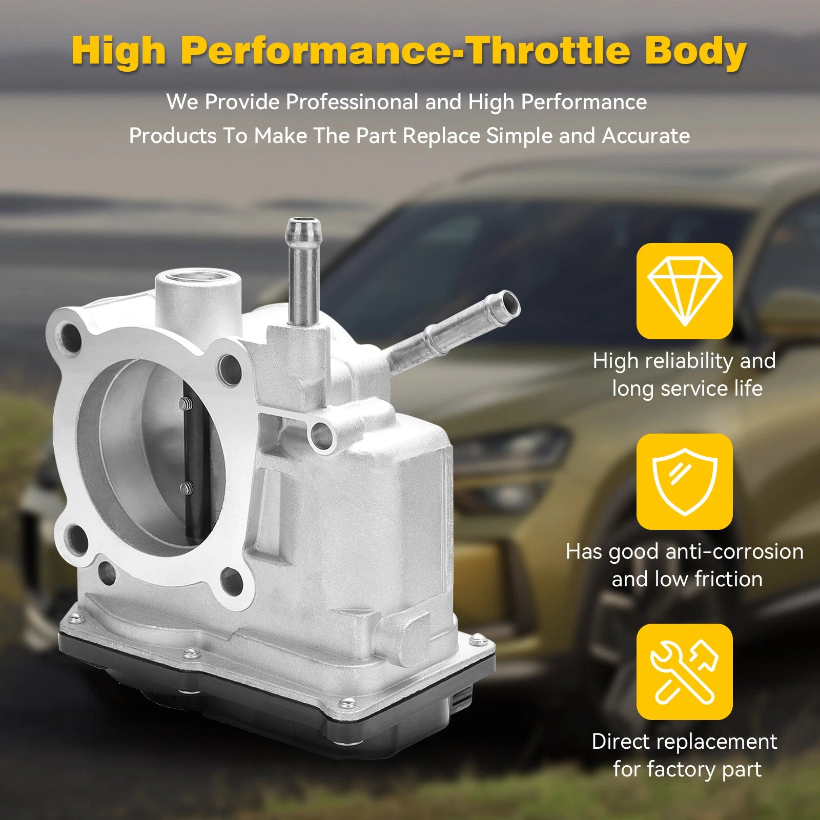 Throttle Body Assembly for Pontiac Vibe (2007–2008)
