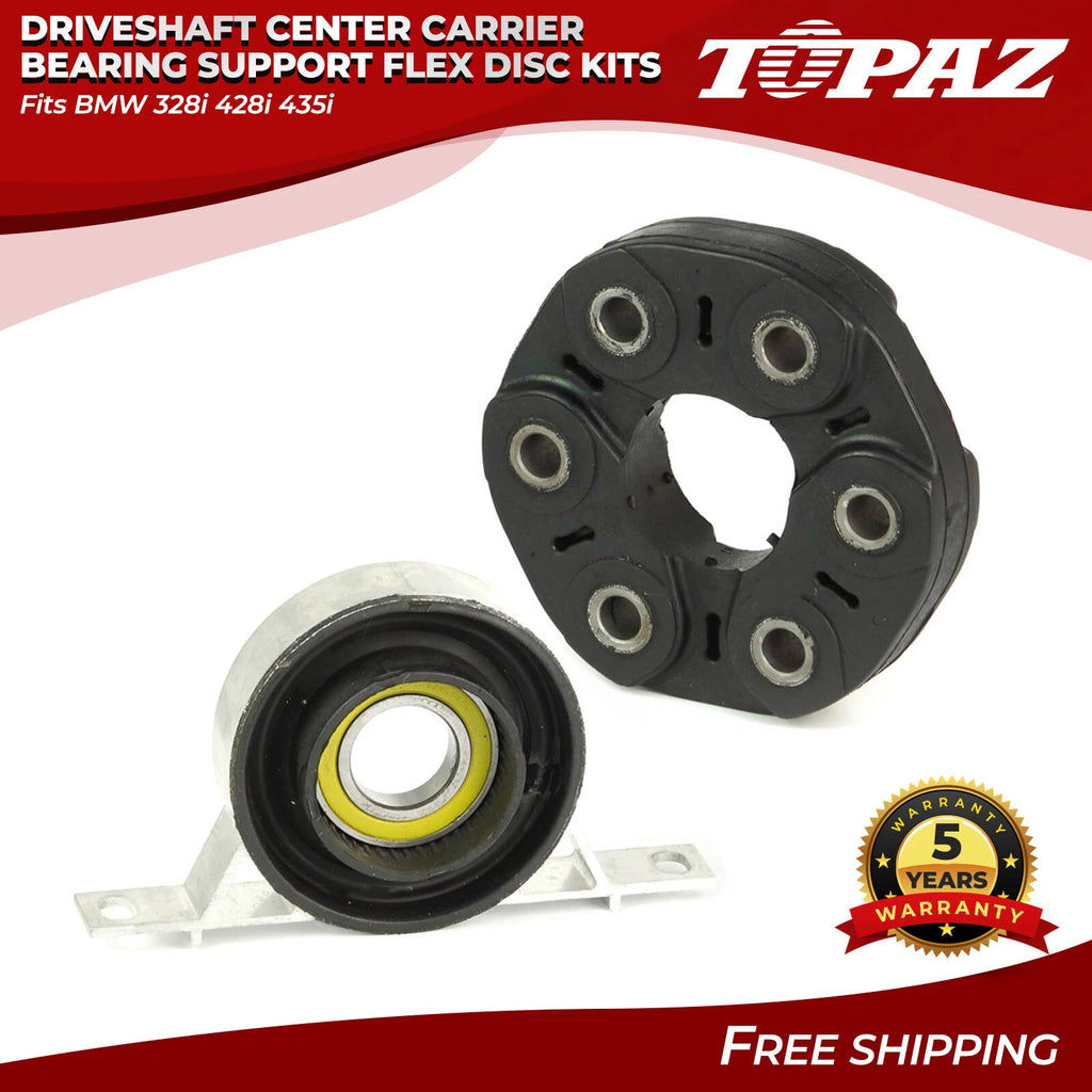 Driveshaft Center Carrier Bearing Support Kit for BMW 328i 435i
