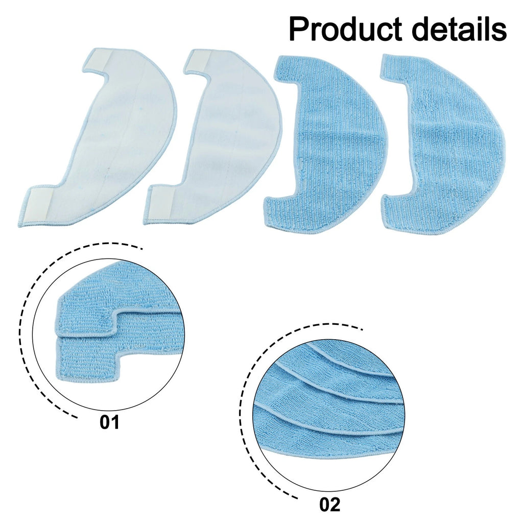 Replacement Mop Pad Cloths for Ultenic D10 (2021–2023)