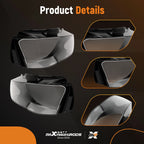 Headlight Lens Cover Set for Audi A4 Quattro 2013–2015 (Left Right)