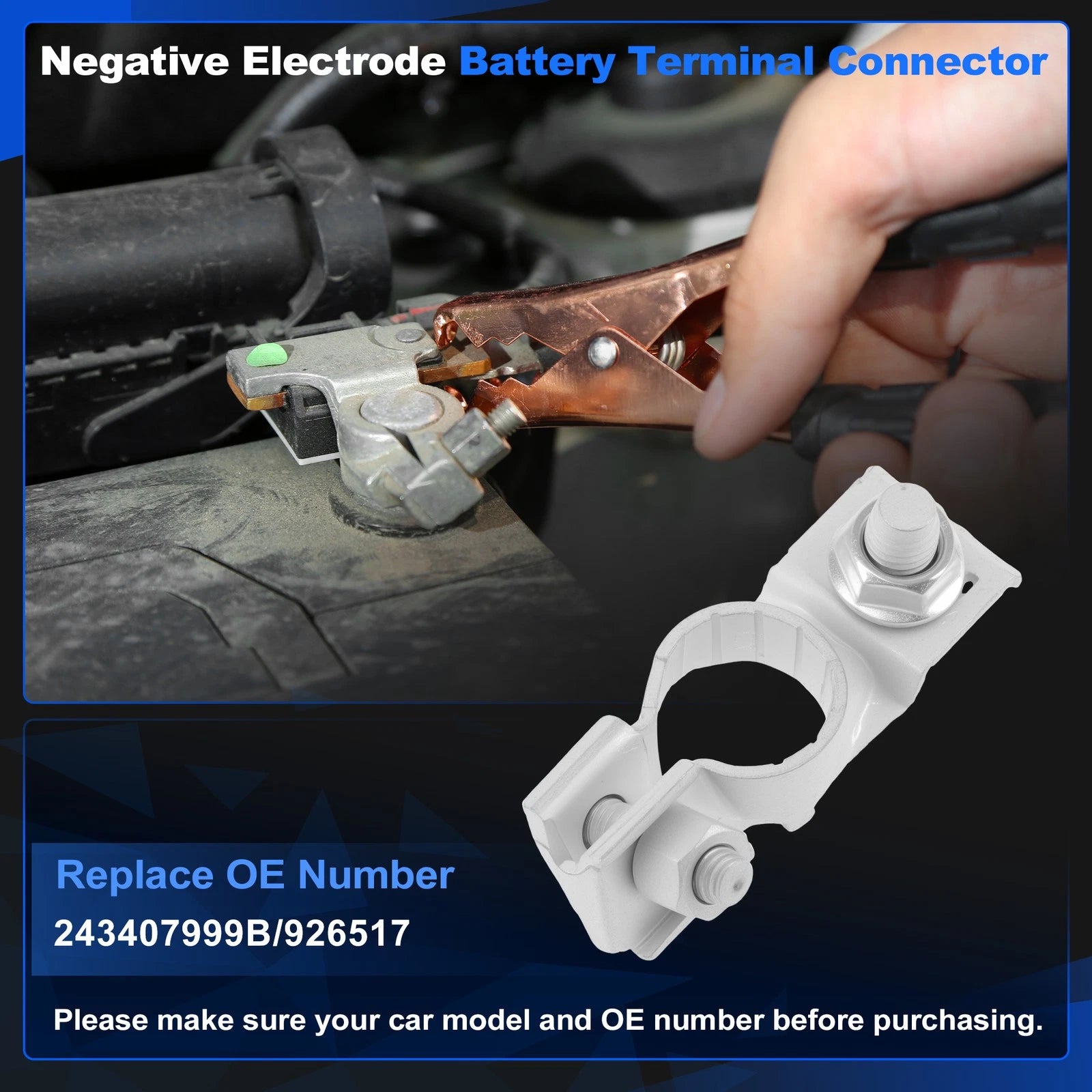 Negative Battery Terminal for Nissan Altima (2013–2020) 243407999B