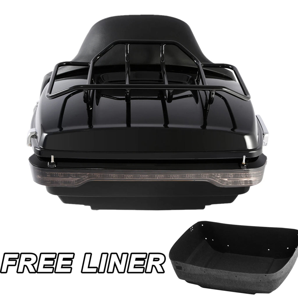 Trunk Backrest Pad Brake Tail Light for Harley Touring Road Glide (2014–2026)