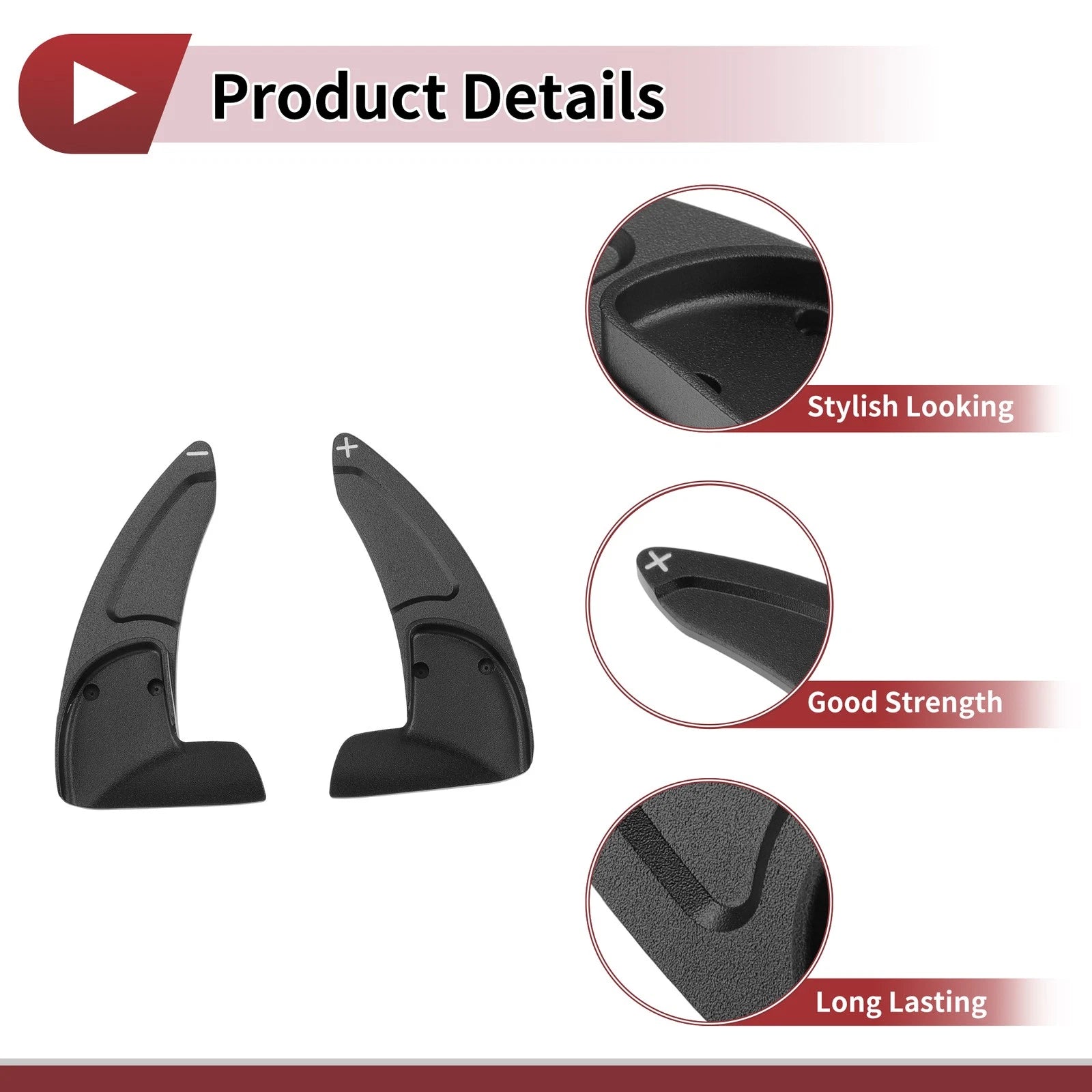 Aluminum Alloy Steering Wheel Shift Paddles for Dodge Challenger (2015–2023)