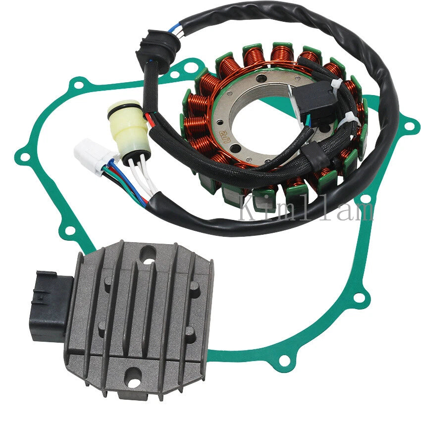 Magneto Stator, Regulator Rectifier, Gasket for Yamaha YFM450FWA Kodiak (2003–2014)