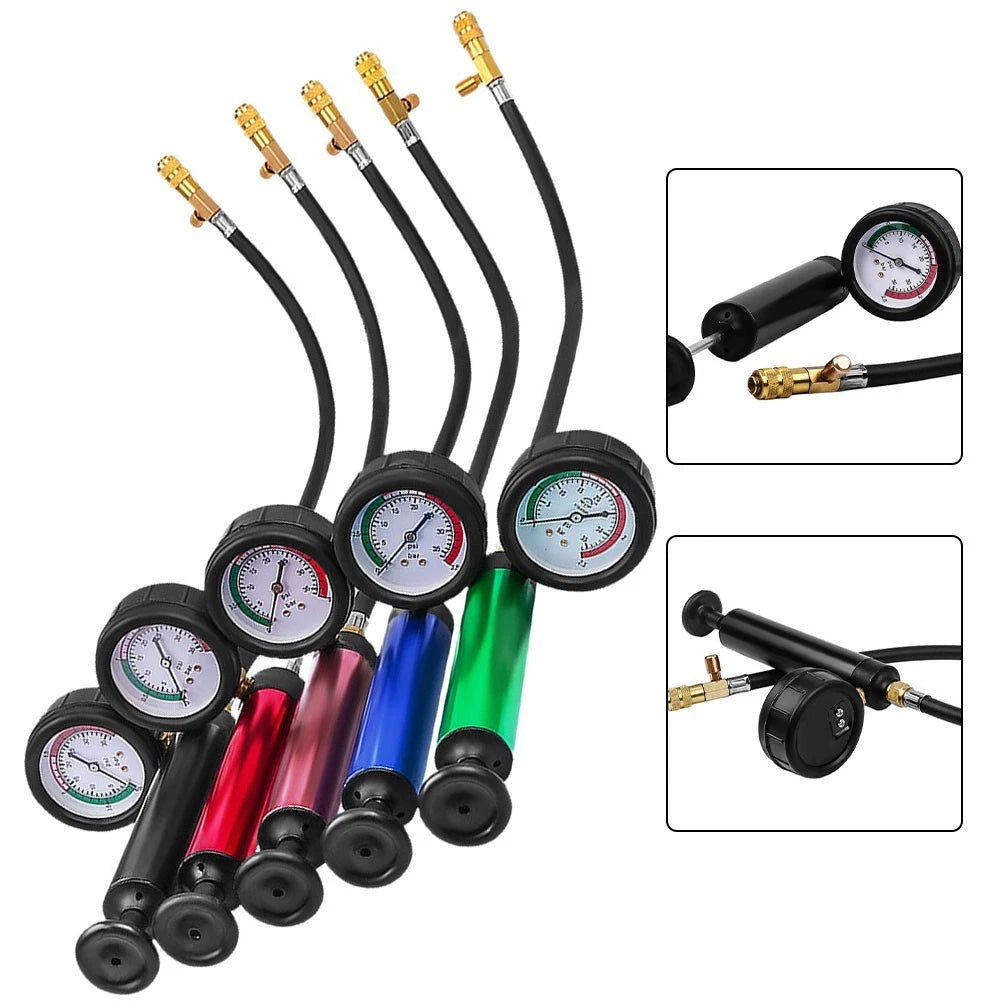 Radiator Pressure Tester with Hand Pump & Gauge for Universal Vehicles