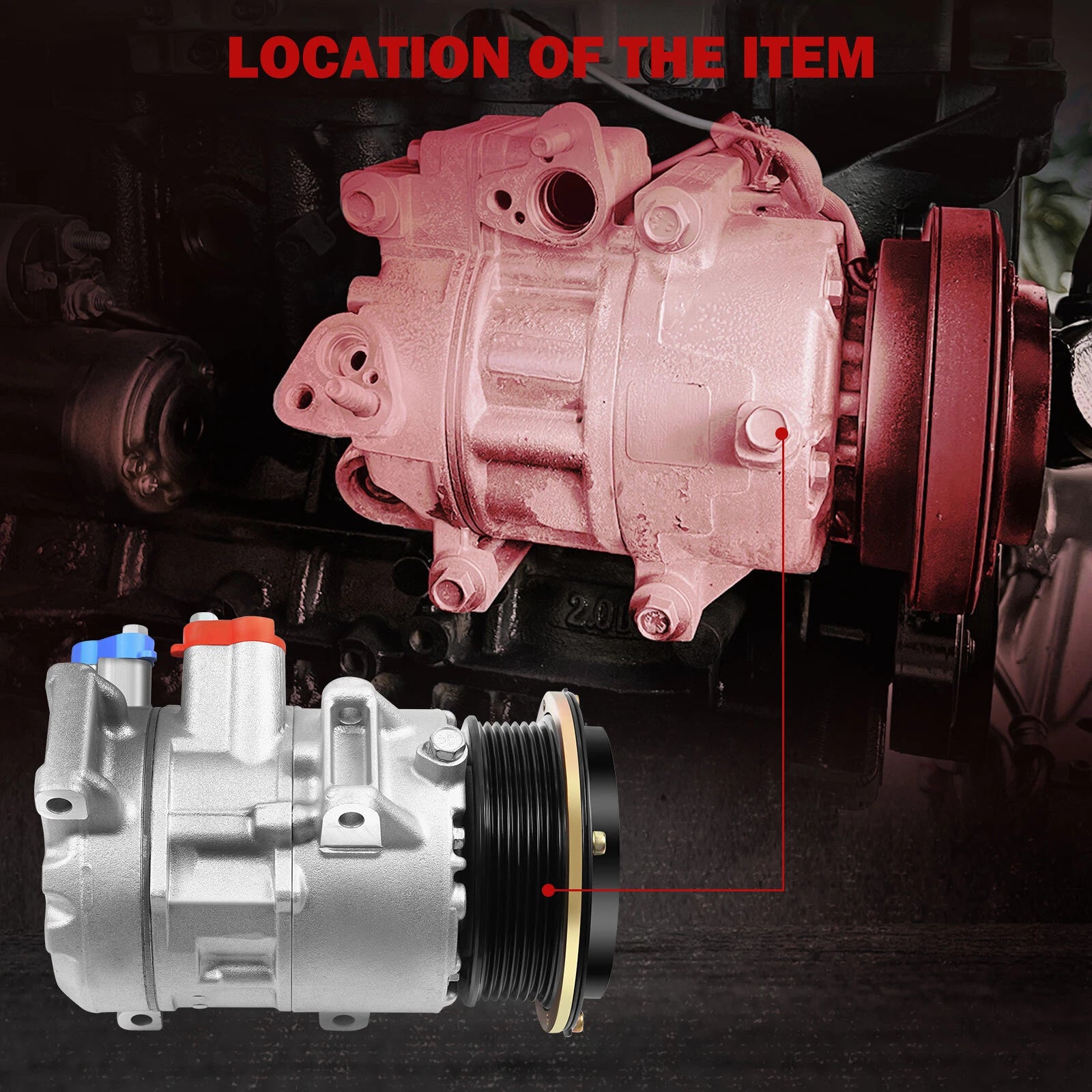 A/C Compressor for Toyota RAV4 Camry (2006-2009)
