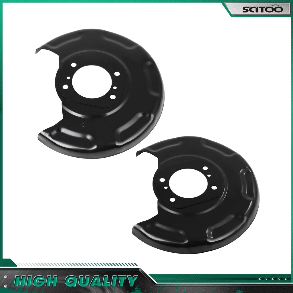Rear LH & RH Brake Backing Plates for Hyundai Elantra Veloster (2011–2018) 58390-3X000