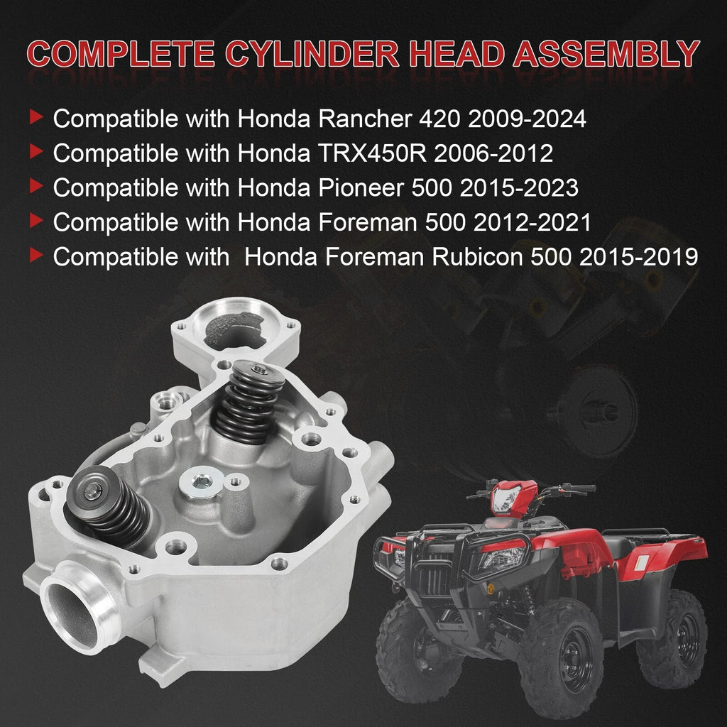 Cylinder Head Valves for Honda Foreman TRX500 Rancher TRX420 (2005–2023)