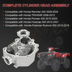 Cylinder Head Valves for Honda Foreman TRX500 Rancher TRX420 (2005–2023)